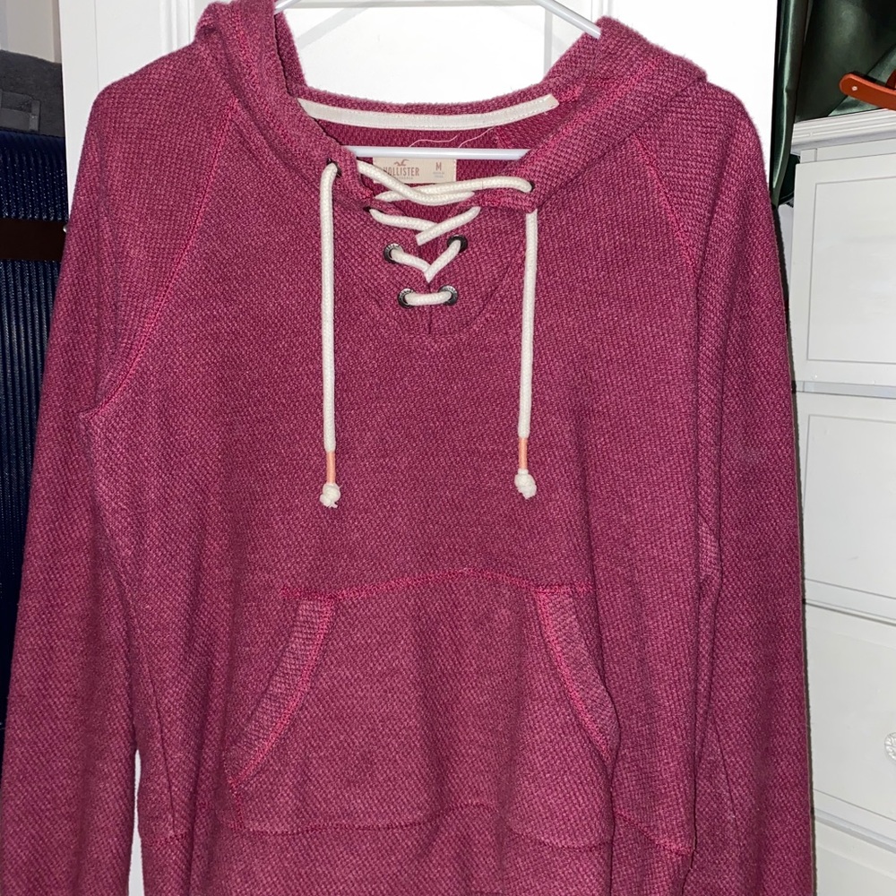 Hollister tie up sweatshirt